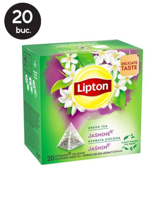 20 Plicuri Ceai Verde cu Iasomie - Lipton