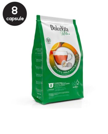 8 Capsule DolceVita Ceai Digestiv - Compatibile Dolce Gusto