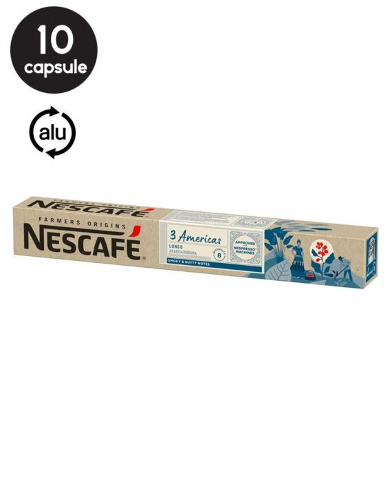 10 Capsule Nescafe Farmers Origins 3 Americas Lungo - Compatibile Nespresso