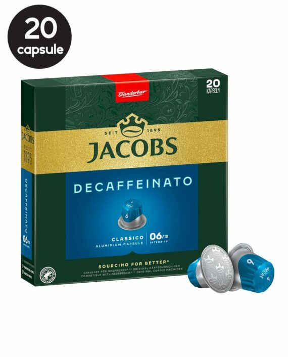 20 Capsule Jacobs Decaffeinato Classico - Compatibile Nespresso