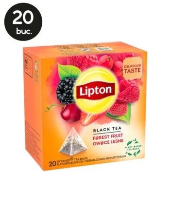 20 Plicuri Ceai Negru cu Fructe de Padure - Lipton