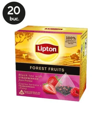 20 Plicuri Ceai Negru cu Fructe de Padure - Lipton 20 Plicuri Ceai Negru cu Fructe de Padure - Lipton
