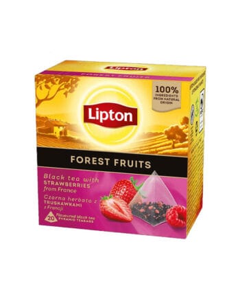 20 Plicuri Ceai Negru cu Fructe de Padure - Lipton