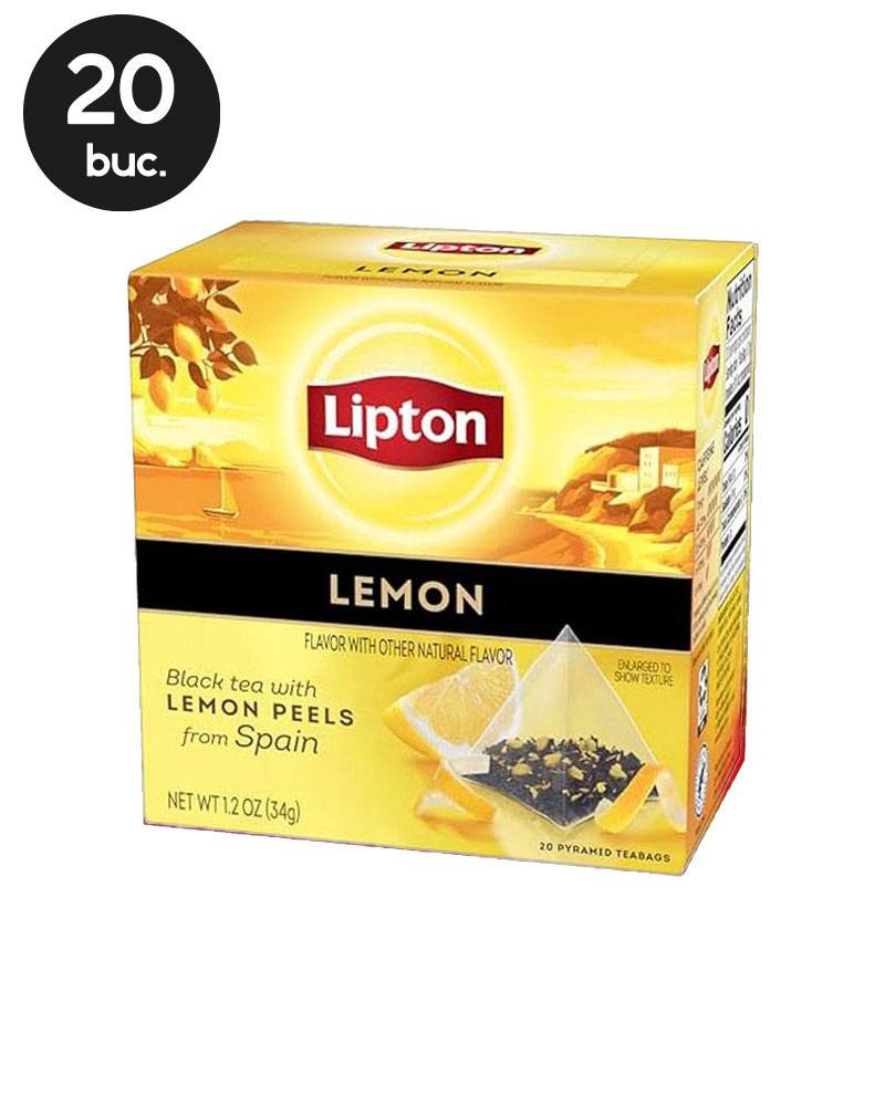 20 Plicuri Ceai Negru cu Lamaie - Lipton 20 Plicuri Ceai Negru cu Lamaie - Lipton