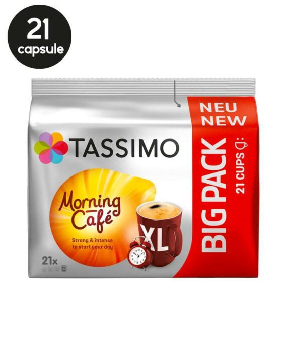 21 Capsule Tassimo Morning Cafe XL Strong