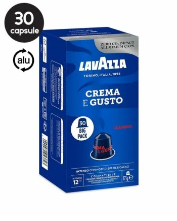 30 Capsule Aluminiu Lavazza Crema e Gusto – Compatibile Nespresso 30 Capsule Aluminiu Lavazza Crema e Gusto – Compatibile Nespresso