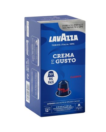 30 Capsule Aluminiu Lavazza Crema e Gusto – Compatibile Nespresso 30 Capsule Aluminiu Lavazza Crema e Gusto – Compatibile Nespresso – Kafferoma