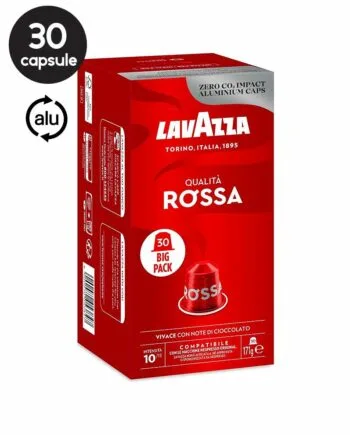 30 Capsule Aluminiu Lavazza Qualita Rossa – Compatibile Nespresso 30 Capsule Aluminiu Lavazza Qualita Rossa – Compatibile Nespresso