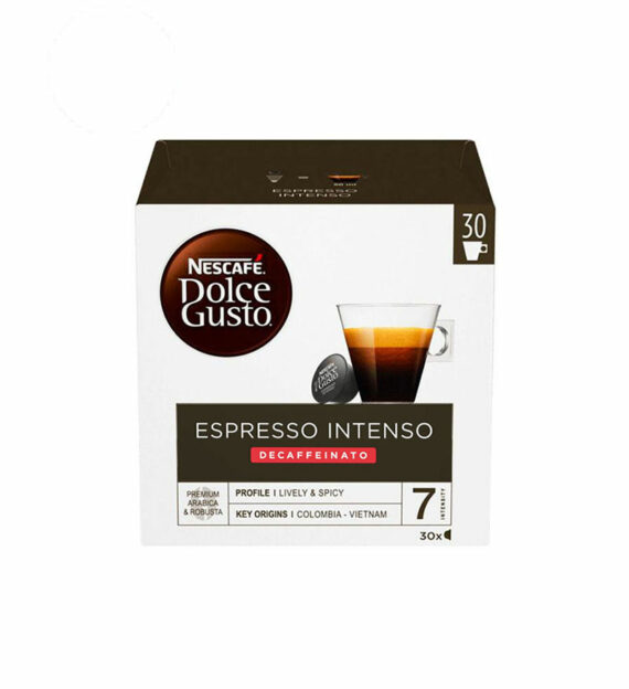 30 Capsule Nescafe Dolce Gusto Espresso Intenso Decaffeinato