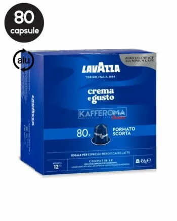 80 Capsule Aluminiu Lavazza Crema e Gusto – Compatibile Nespresso