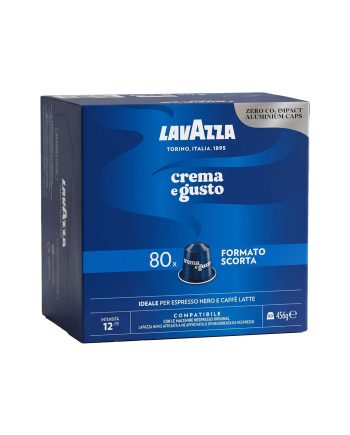 80 Capsule Aluminiu Lavazza Crema e Gusto – Compatibile Nespresso – Kafferoma