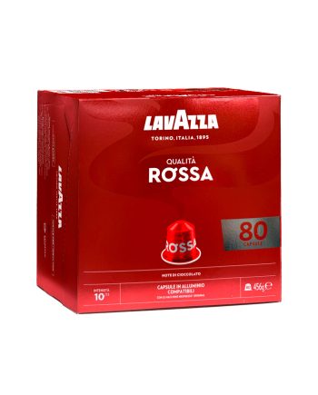 80 Capsule Aluminiu Lavazza Qualita Rossa – Compatibile Nespresso 80 Capsule Aluminiu Lavazza Qualita Rossa – Compatibile Nespresso – Kafferoma
