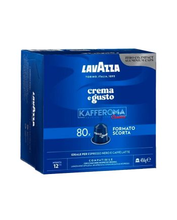 80 Capsule Aluminiu Lavazza Crema e Gusto – Compatibile Nespresso 80 Capsule Aluminiu Lavazza Crema e Gusto – Compatibile Nespresso – Kafferoma