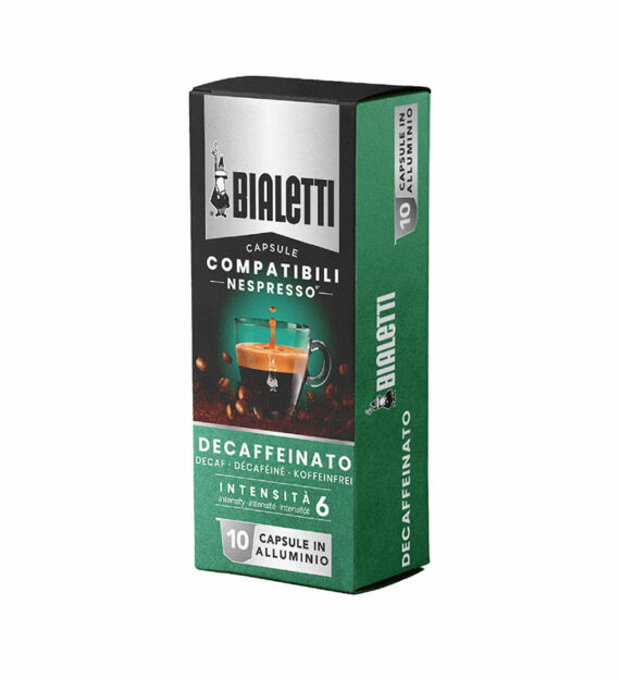 10 Capsule Bialetti Decaffeinato - Compatibile Nespresso
