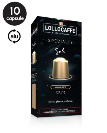 10 Capsule Lollo Caffe Specialty Sole - Compatibile Nespresso