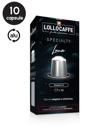 10 Capsule Lollo Caffe Specialty Luna - Compatibile Nespresso