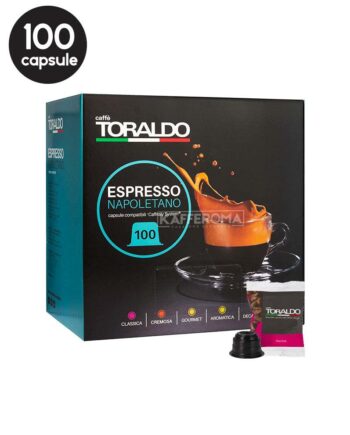 100 Capsule Caffe Toraldo Miscela Classica - Compatibile Cafissimo / Caffitaly / BeanZ