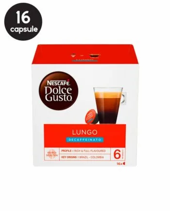 16 Capsule Nescafe Dolce Gusto Lungo Decaffeinato