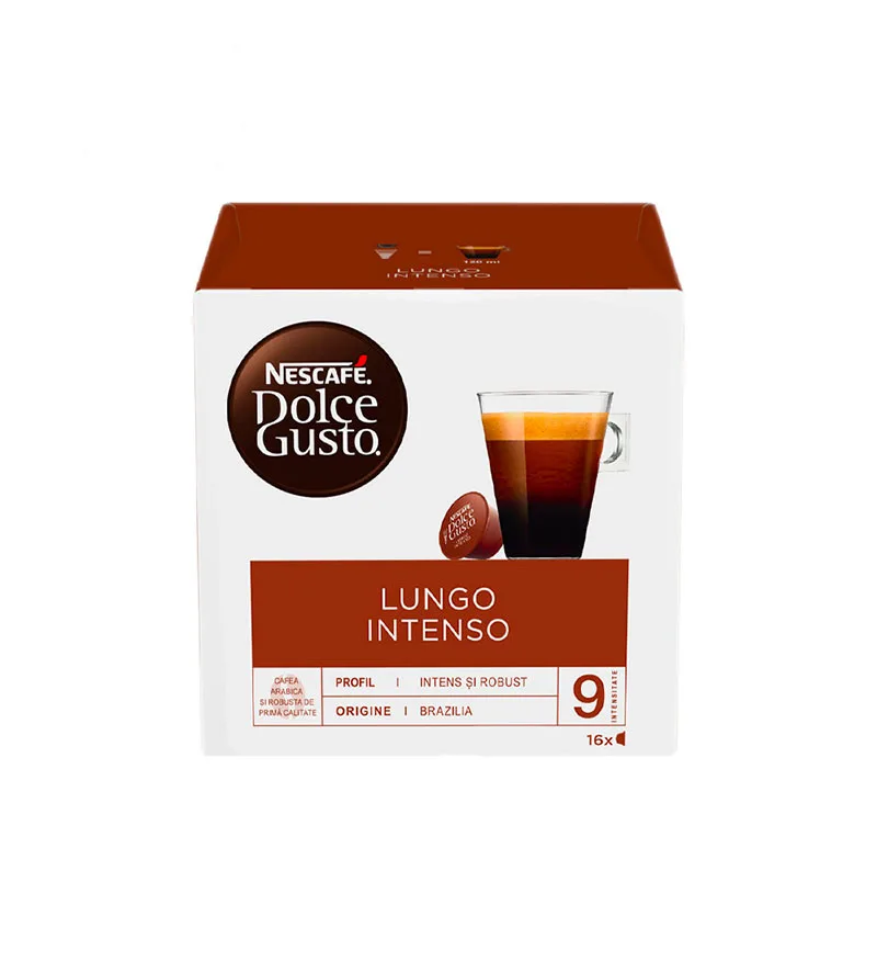 16 Capsule Nescafe Dolce Gusto Lungo Intenso 16 Capsule Nescafe Dolce Gusto Lungo Intenso