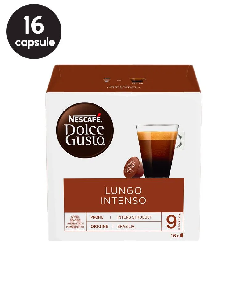 16 Capsule Nescafe Dolce Gusto Lungo Intenso 16 Capsule Nescafe Dolce Gusto Lungo Intenso