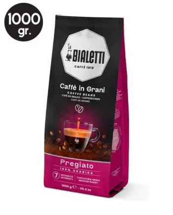 Cafea Boabe Bialetti Caffe in Grani Pregiato 1000 gr.