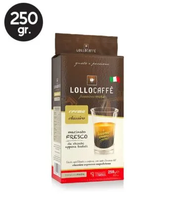 Cafea Macinata Lollo Caffe Crema Classico 250gr
