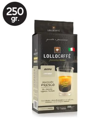 Cafea Macinata Lollo Caffe Nero Crema 250gr