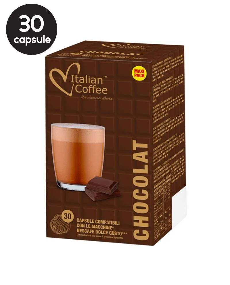 30 Capsule Italian Coffee Ciocolata - Compatibile Dolce Gusto 30 Capsule Italian Coffee Ciocolata - Compatibile Dolce Gusto