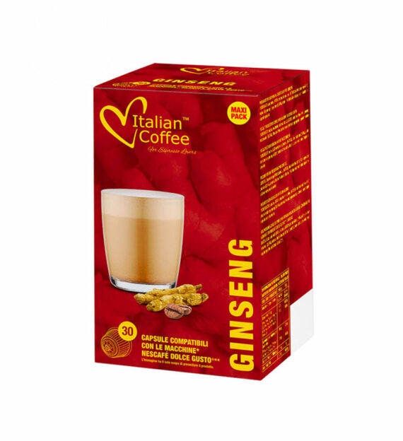 30 Capsule Italian Coffee Ginseng - Compatibile Dolce Gusto