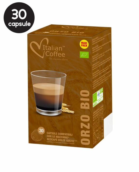 30 Capsule Italian Coffee Orz Biologic - Compatibile Dolce Gusto