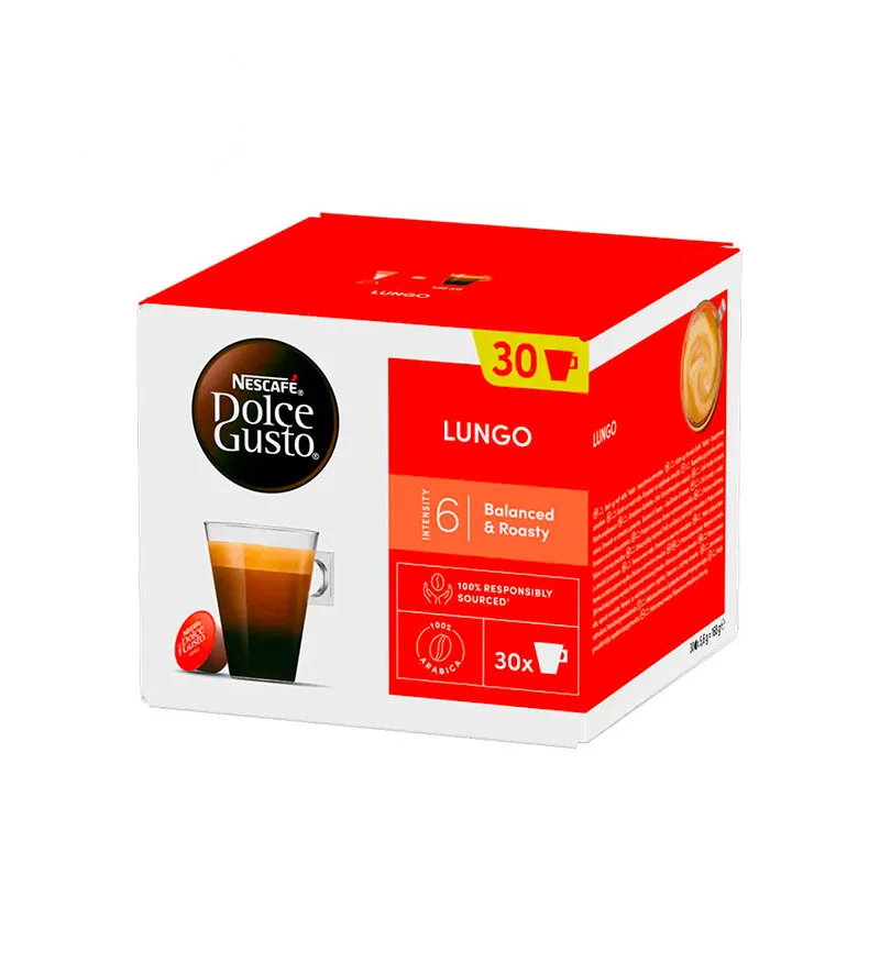 30 Capsule Nescafe Dolce Gusto Lungo 30 Capsule Nescafe Dolce Gusto Lungo