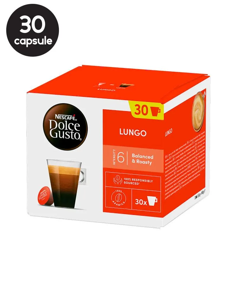 30 Capsule Nescafe Dolce Gusto Lungo 30 Capsule Nescafe Dolce Gusto Lungo