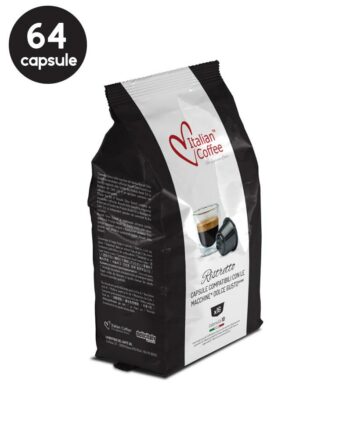 64 Capsule Italian Coffee Ristretto - Compatibile Dolce Gusto