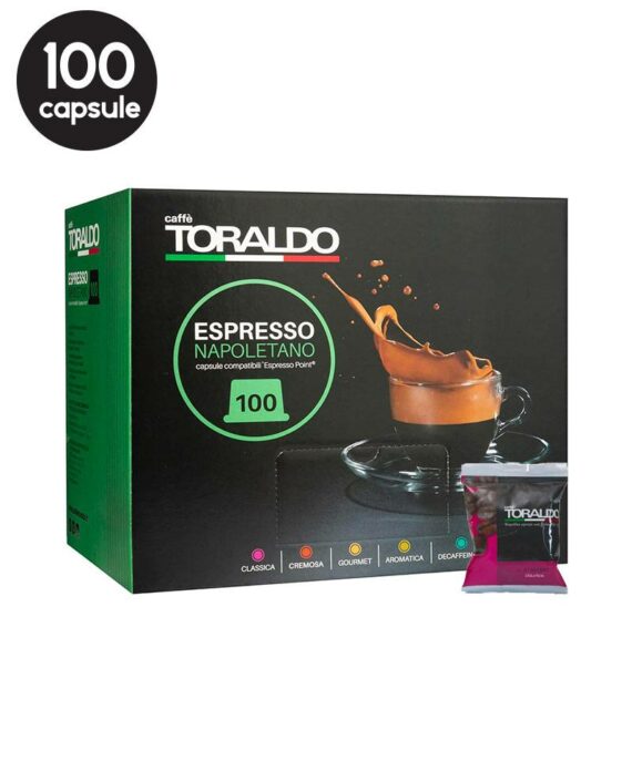 100 Capsule Caffe Toraldo Miscela Classica – Compatibile Espresso Point