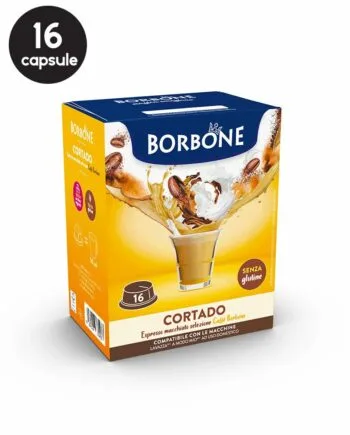 16 Capsule Borbone Cortado - Compatibile A Modo Mio