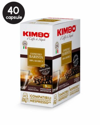40 Capsule Kimbo Espresso Barista 100% Arabica - Compatibile Nespresso