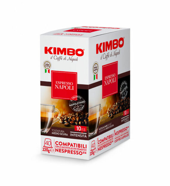 40 Capsule Kimbo Espresso Napoli - Compatibile Nespresso