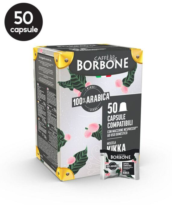50 Capsule Borbone Respresso Miscela Kikka - Compatibile Nespresso