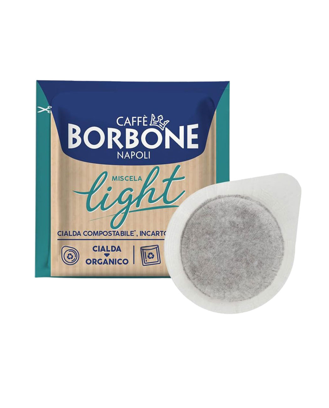 50 Paduri Biodegradabile Borbone Miscela Light - Compatibile ESE44 50 Paduri Biodegradabile Borbone Miscela Light - Compatibile ESE44, imaginea 3 – Kafferoma