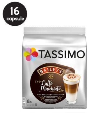 16 (8+8) Capsule Tassimo Latte Macchiato Baileys