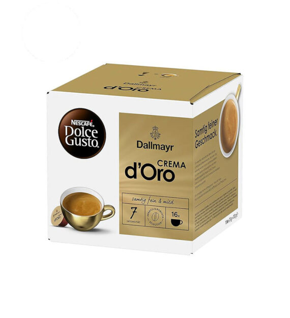16 Capsule Dallmayr Crema D'Oro - Compatibile Dolce Gusto