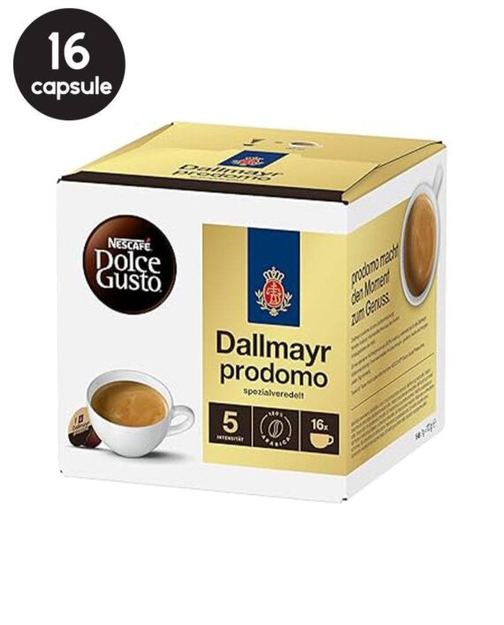 16 Capsule Dallmayr Prodomo - Compatibile Dolce Gusto