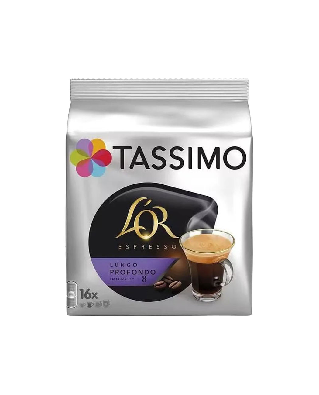 Lungo Profondo, 16 capsule pentru Tassimo Lungo Profondo, 16 capsule pentru Tassimo – Kafferoma