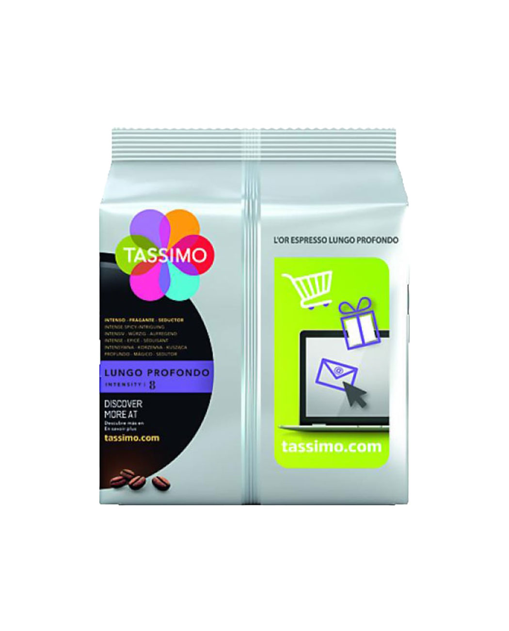 Lungo Profondo, 16 capsule pentru Tassimo Lungo Profondo, 16 capsule pentru Tassimo, imaginea 2 – Kafferoma