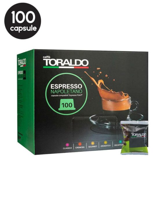100 Capsule Caffe Toraldo Miscela Aromatica – Compatibile Espresso Point