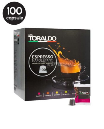 100 Capsule Caffe Toraldo Miscela Classica - Compatibile Nespresso