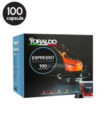 100 Capsule Caffe Toraldo Miscela Cremosa - Compatibile Lavazza Firma