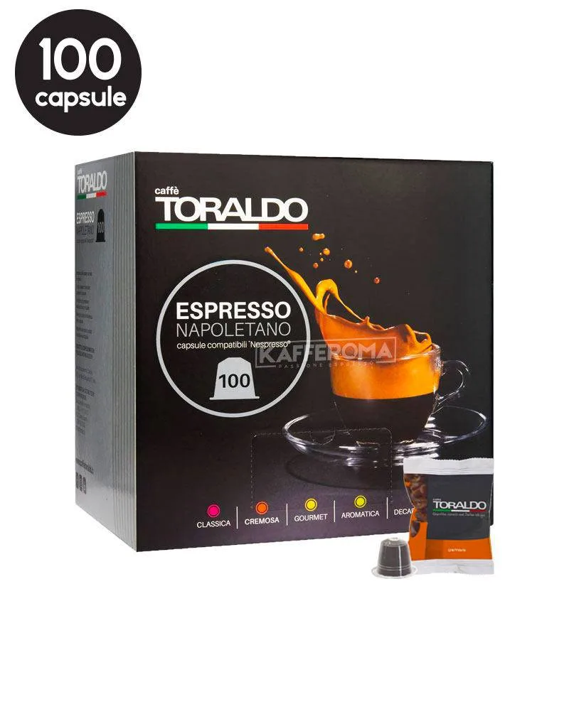 ELLDORADO / Refrain ★6枚セット★ 100 Capsule Caffe Toraldo Miscela Cremosa - Compatibile Nespresso