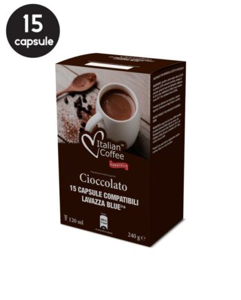 15 Capsule Italian Coffee Cioccolato – Compatibile Lavazza Blue
