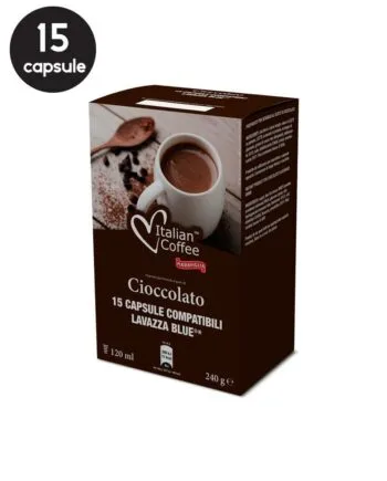 15 Capsule Italian Coffee Cioccolato – Compatibile Lavazza Blue 15 Capsule Italian Coffee Cioccolato – Compatibile Lavazza Blue